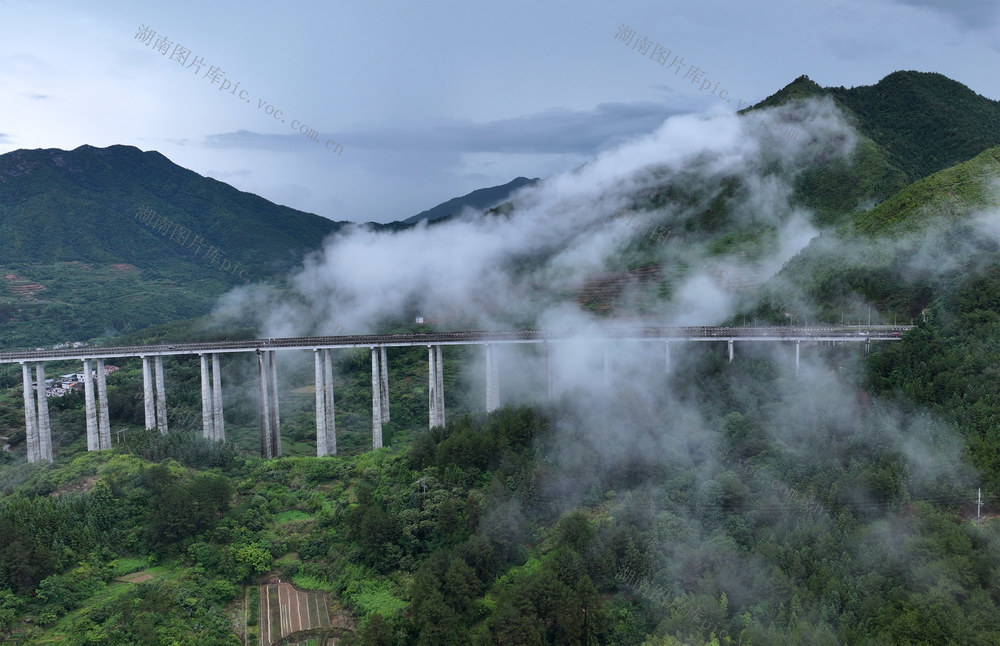 湖南汝城 文明特大桥 夏蓉高速