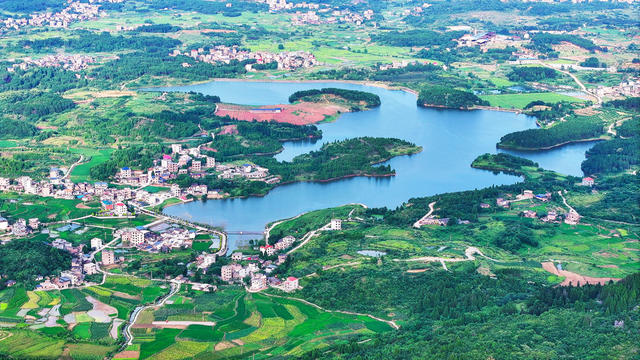 山水  田园  乡村  画卷