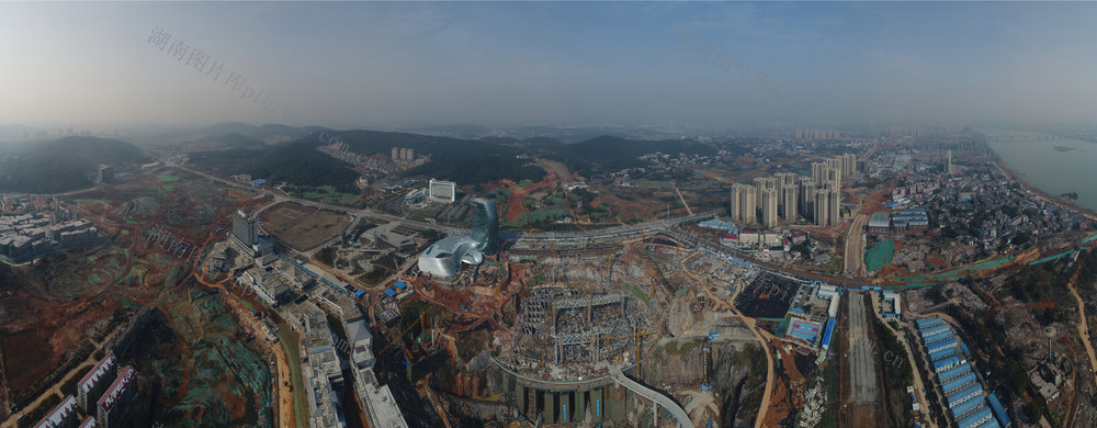 大王山 矿坑 新生水泥厂 