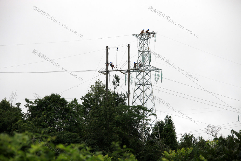 湖南，龙山，山区，电路，高压，技改，