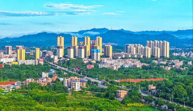 县城  生态  画卷  城市  绿色 