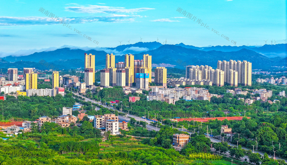 县城  生态  画卷  城市  绿色 