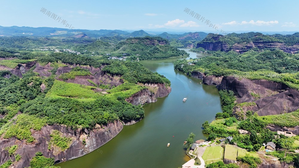 夏日 丹霞 碧水  山水  自然风光  翠江 环境保护