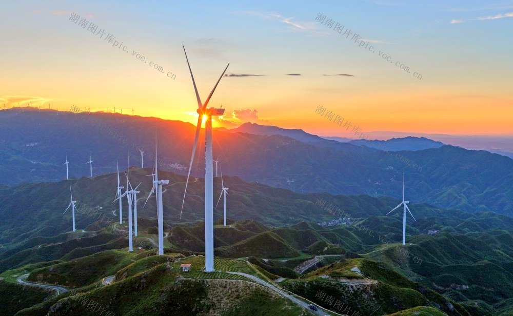湖南  常宁  风电机组  美景