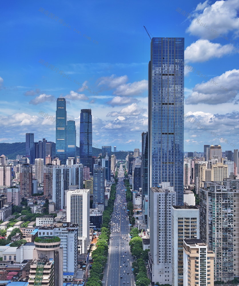 五一大道 城市cbd 长沙IFS 国金中心 岳麓山