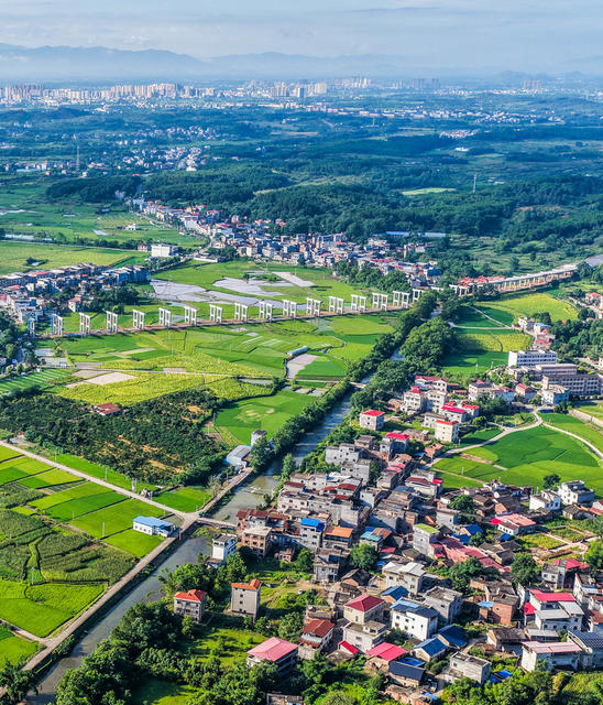 田园
乡村
画卷
