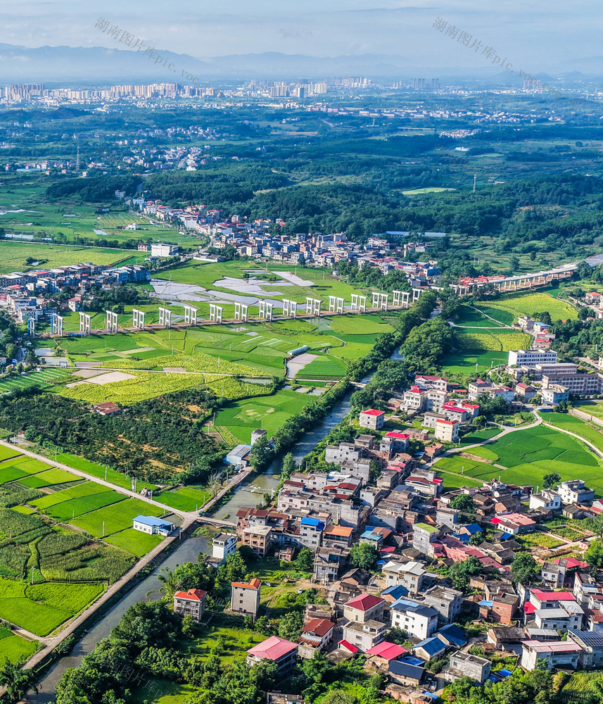 田园
乡村
画卷
