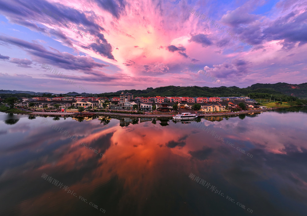 湖南  郴州  苏仙区  飞天山国家地质公园  翠江  瓦窑坪  美景  蓝天  碧水    梦幻  