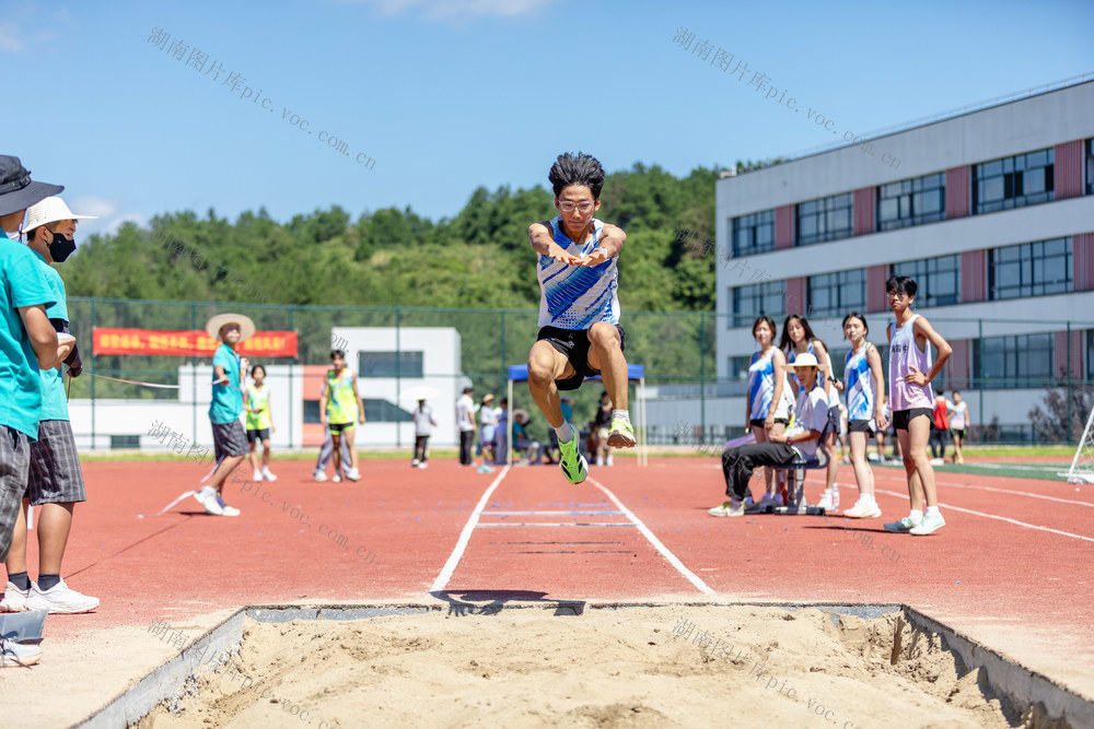 田径运动会 拼搏 赛场
