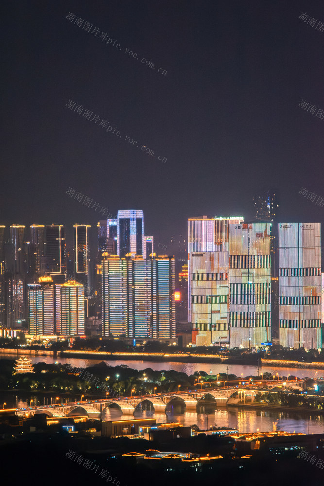 岳麓山  橘子洲大桥  杜甫江阁  长沙IFS