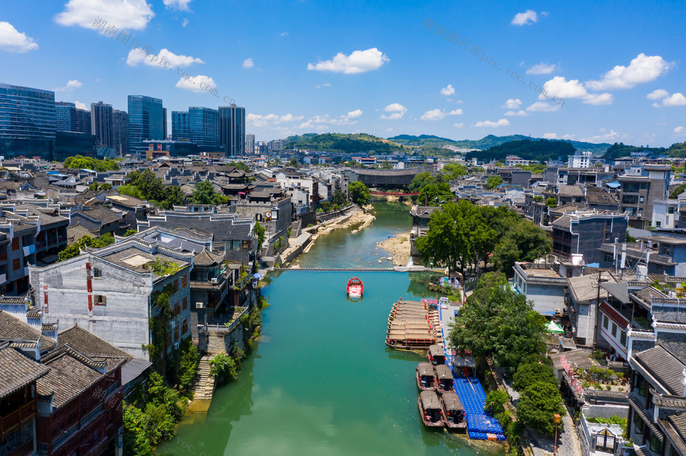 古城  蓝天  白云  湘西  吉首  乾州