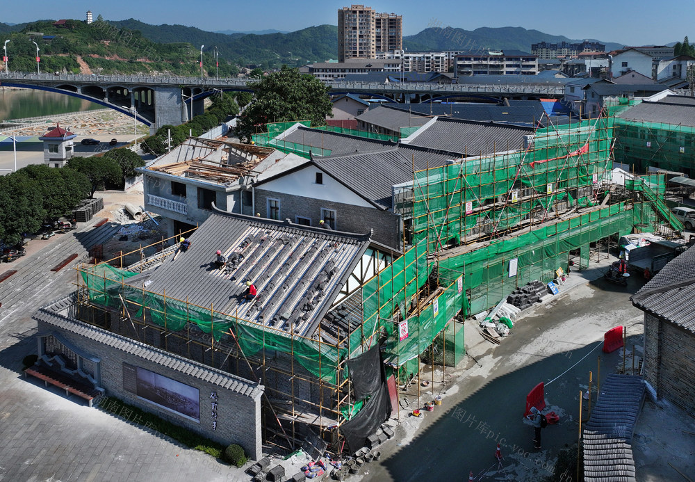 洪江市安江镇老旧街区