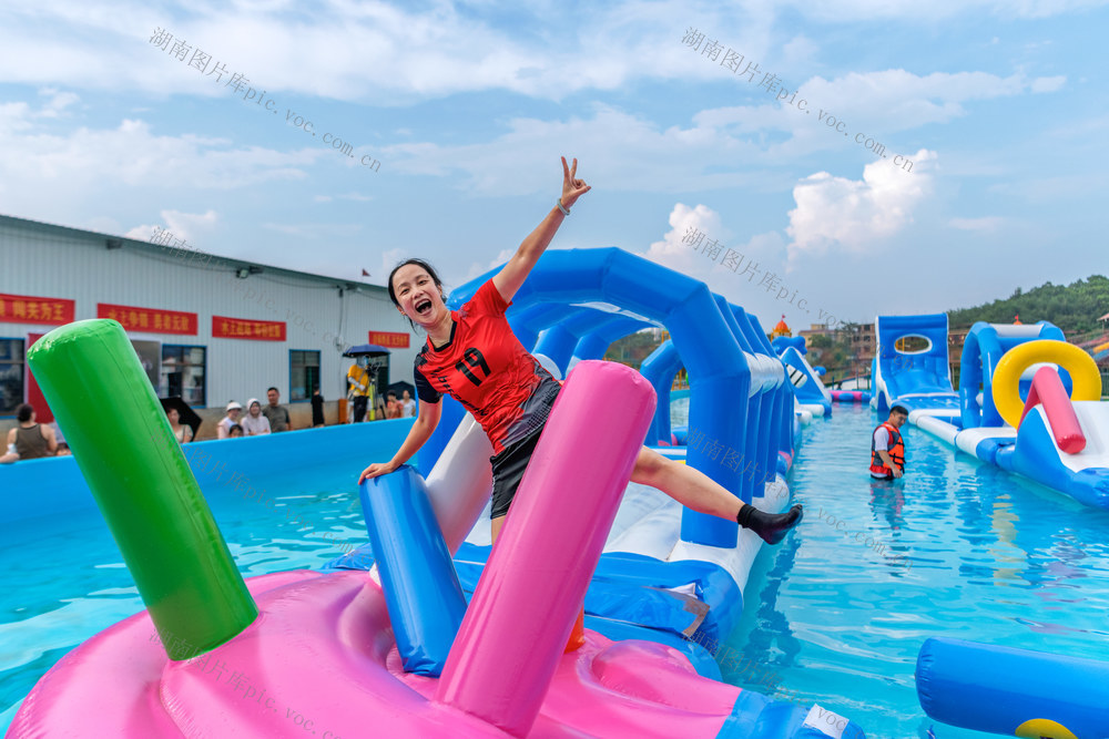 趣味运动会  水上运动  