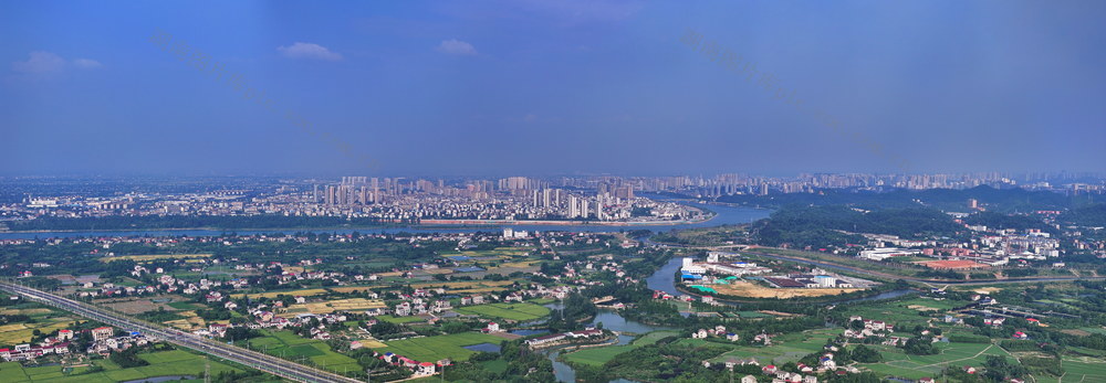 城市 农村 
田园 资江 