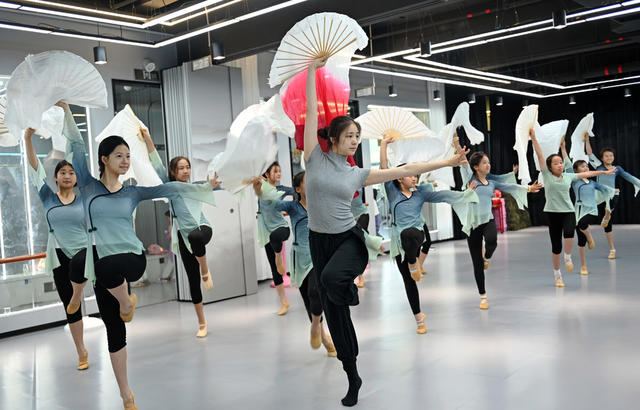 暑假，学生，舞蹈，才艺，艺术，文艺，练习，培训，学习，假期生活，知识