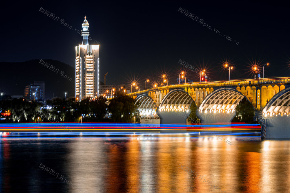 橘子洲大桥 夜景