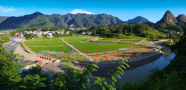 湖南，龙山，田园，如画