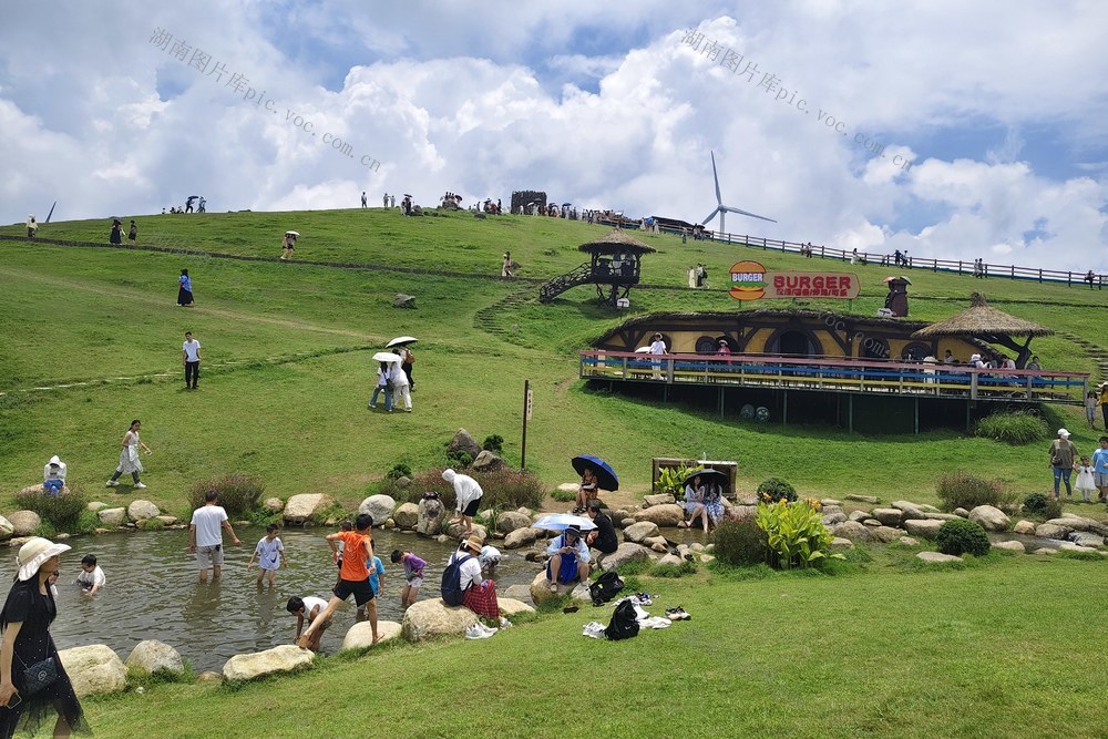 仰天湖 旅游  草原