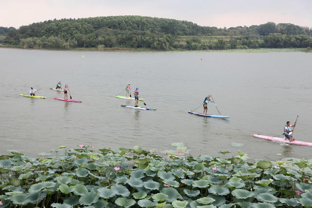 绿水青山 中国休闲运动 挑战赛津市毛里湖站 正式开赛
