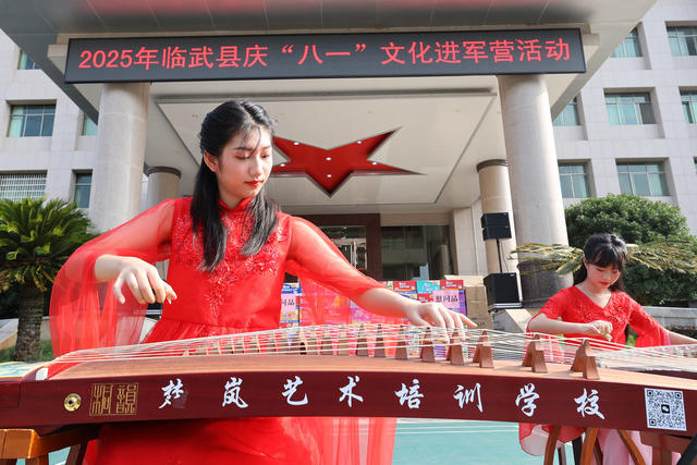 临武县：庆“八一” 文化进军营