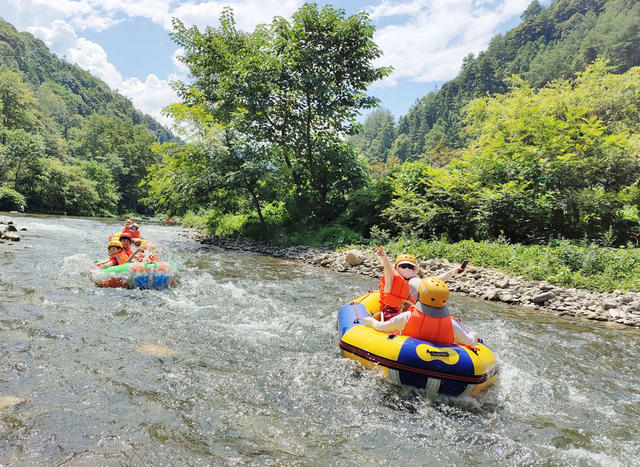 清凉 经济 增收 漂流 生态 乡村振兴