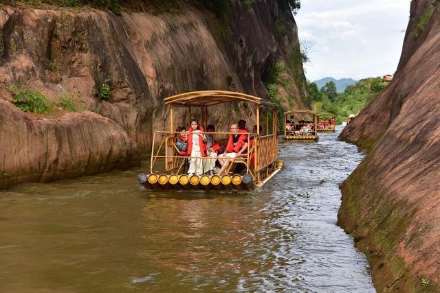 竹筏  漂流  暑期  旅游  清凉