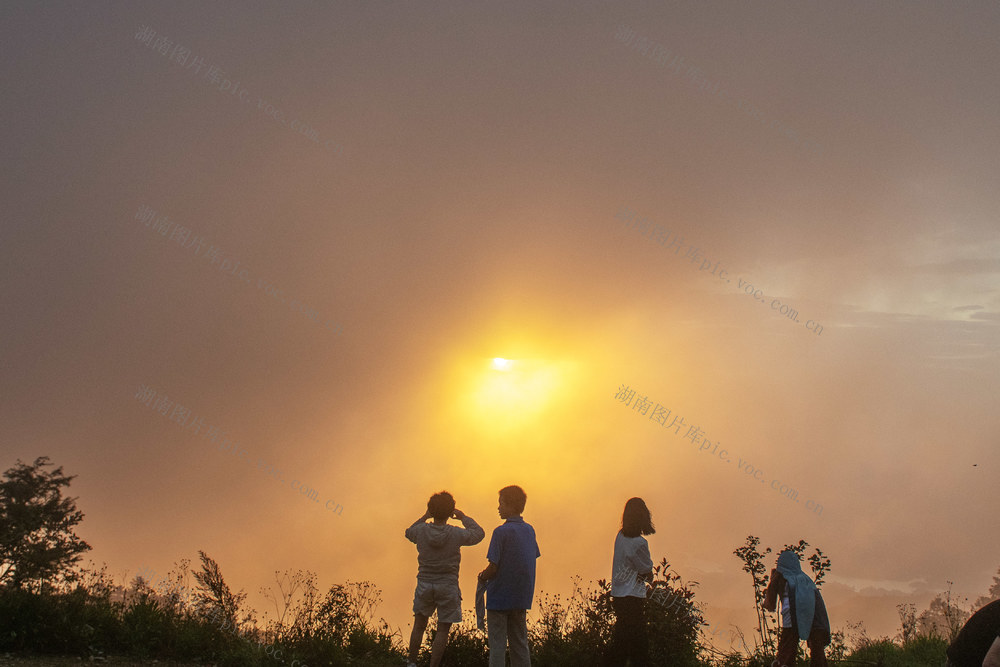 涟源龙山国家森林公园 避暑  清凉  高山  游客
