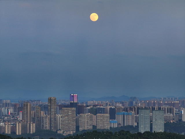 闰六月 满月 月升