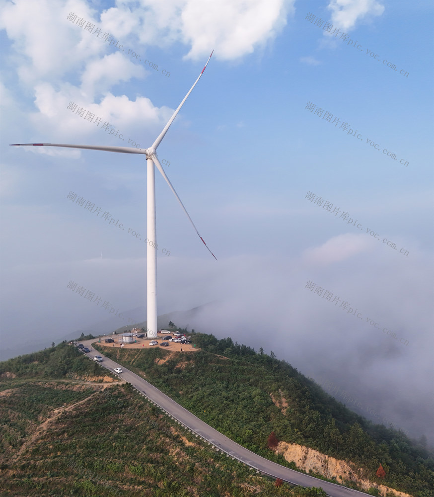 民宿  露营  风力发电  乡村  旅游  自然  风光