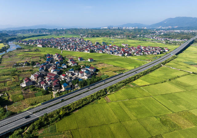 金秋稻田，溆浦大潭，乡村，图画