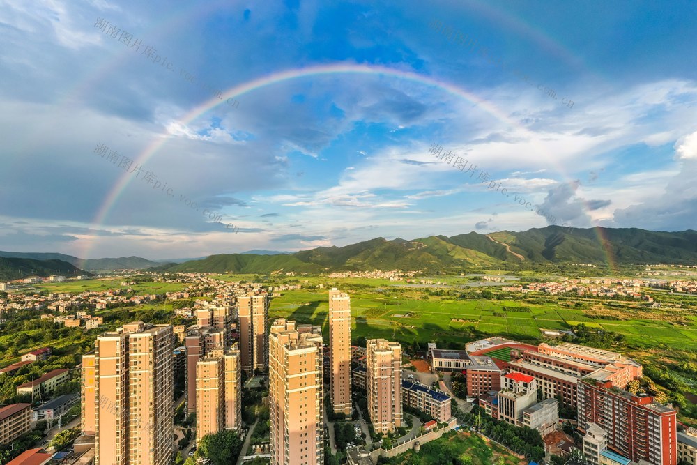 彩虹 生态 风景 自然 气象