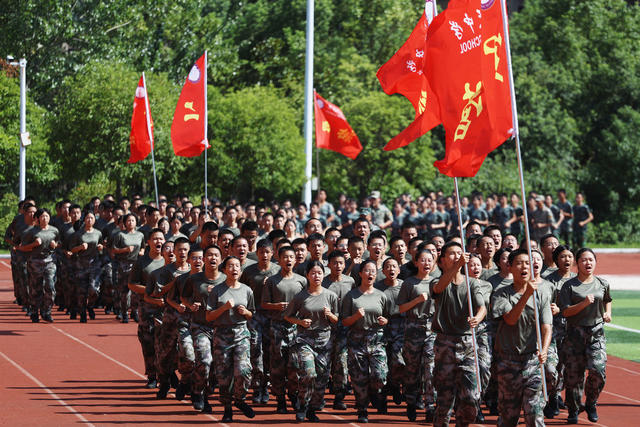 军训 湖天中学 开学