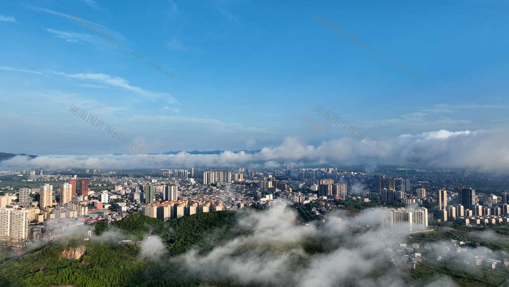 清晨 宁远 平流雾 