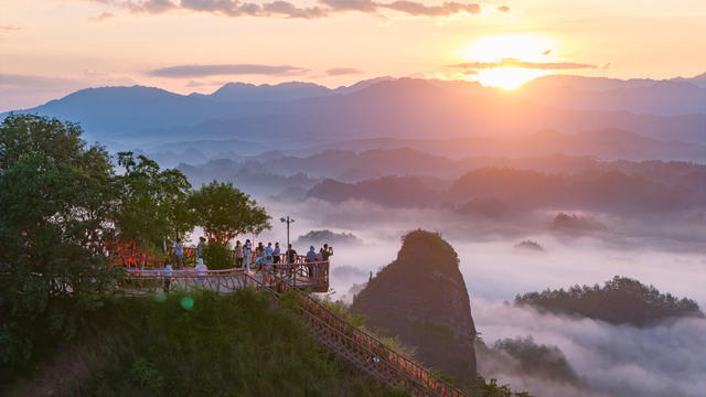 万佛山 云海 日出