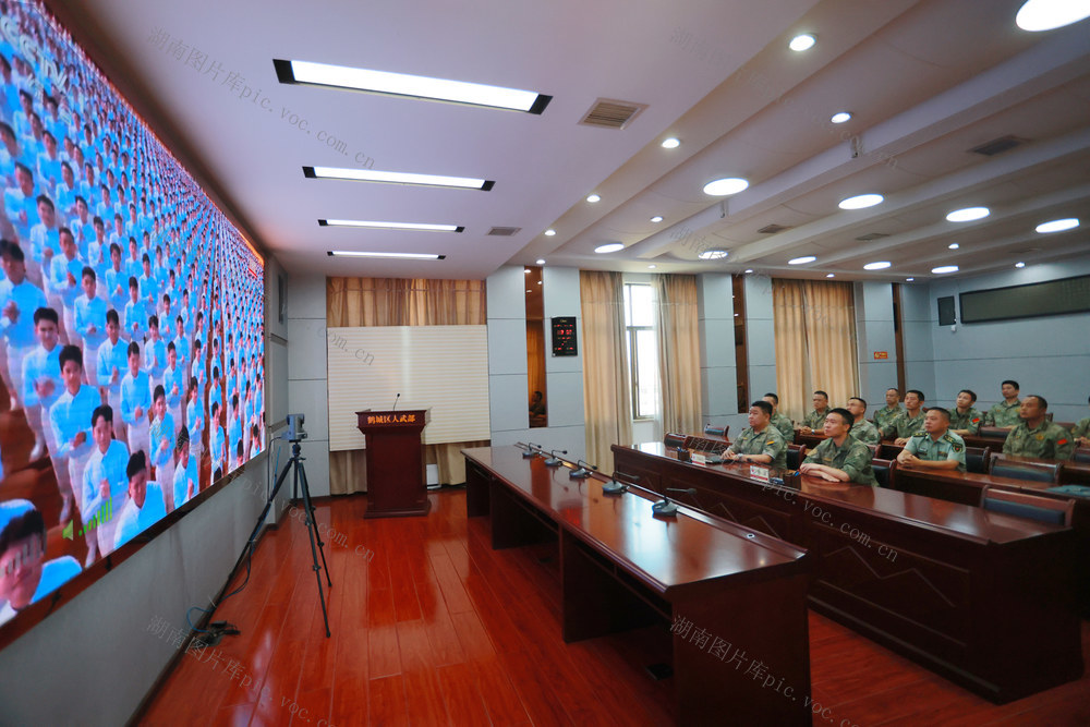 人武部 抗日战争 胜利80周年大会  役前教育