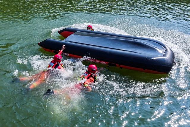 消防 演练 水域 实战 救援 防汛 应急 协同作战