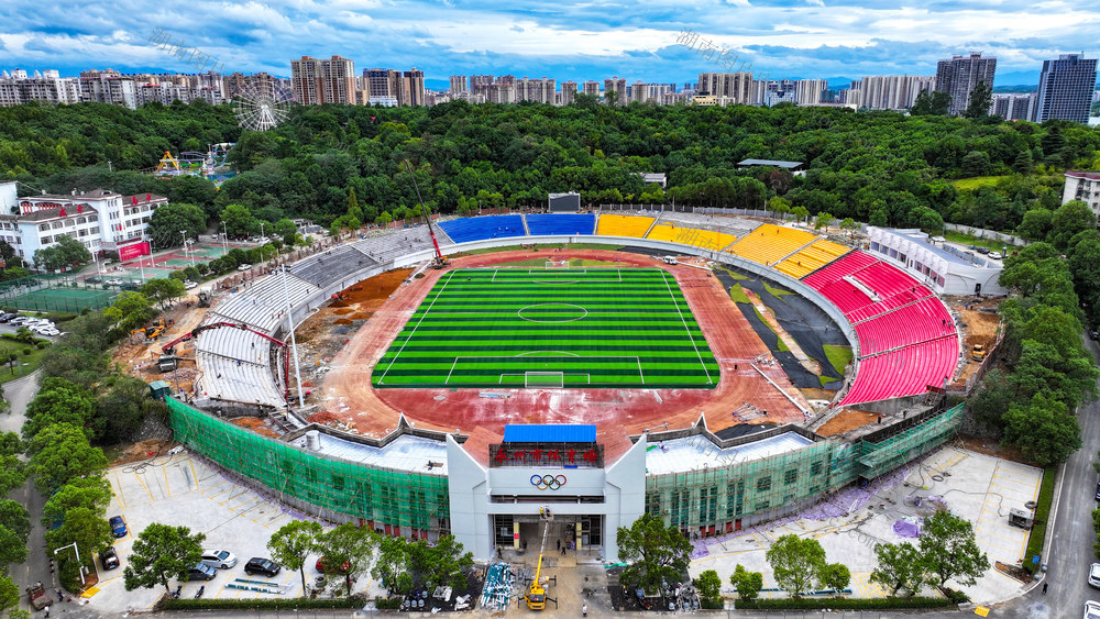 体育 湘超 足球 永州市体育馆