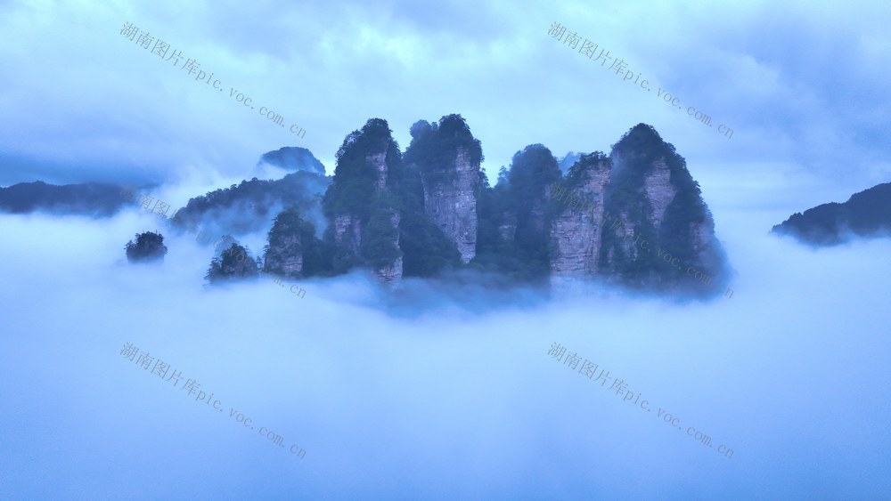 张家界 云海 黄石寨