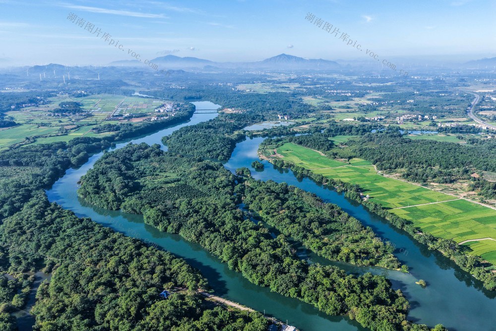 湖南道县：两河“融绘”生态美景