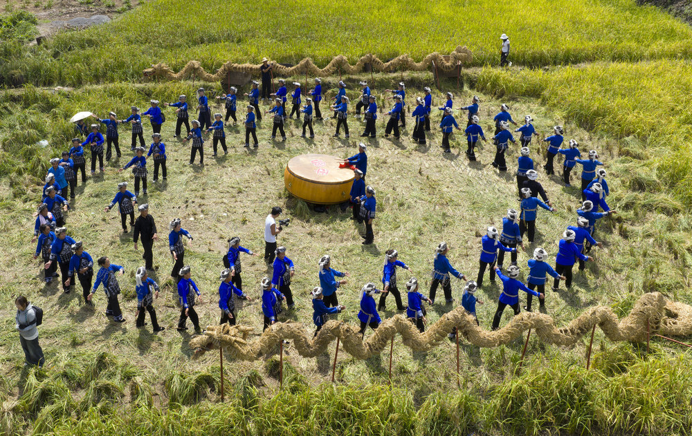 非遗 丰收 展演 群众 喜庆