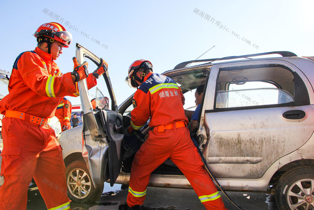消防 应急 救援 交通 演练 安全