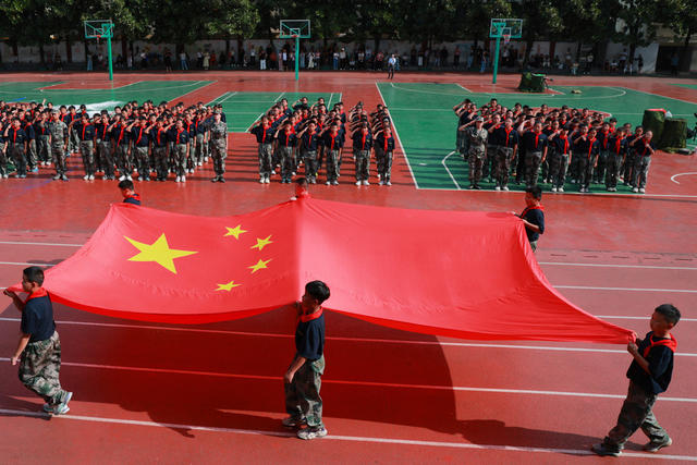 国防教育 队列 军事 军体拳