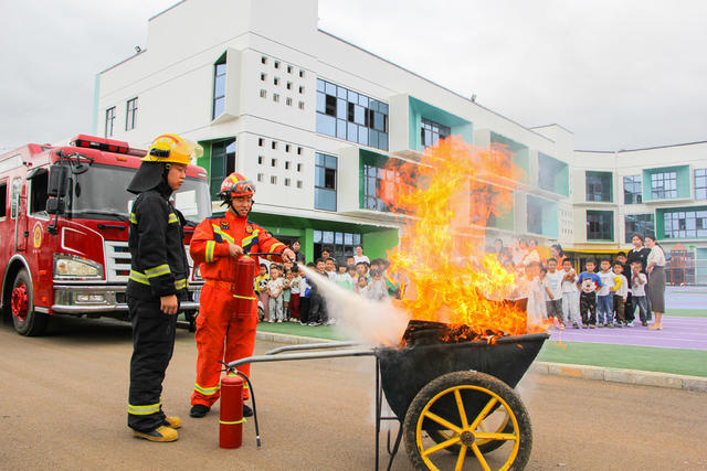 消防 萌娃 教育 安全 演练 应急 灭火