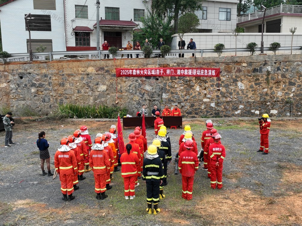 森林消防演练
