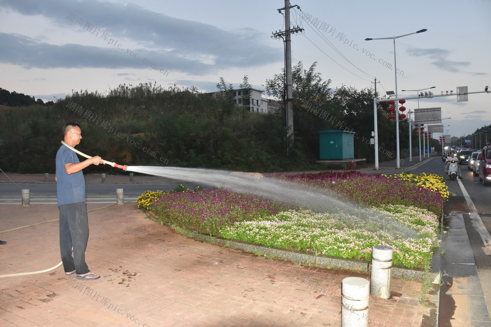 乐浇花圃度国庆