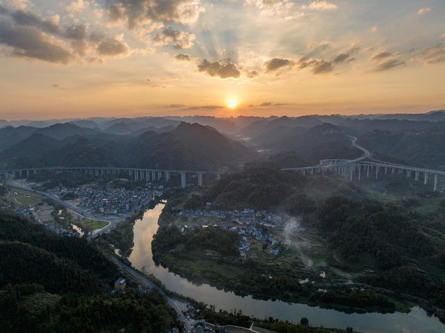 峒河 湿地公园 生态画卷