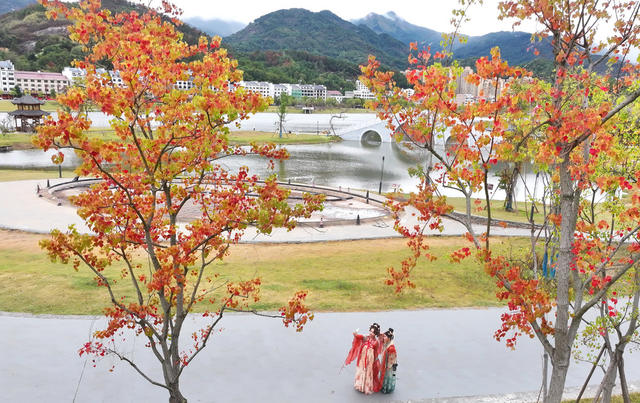 南岳 秋色 美景 