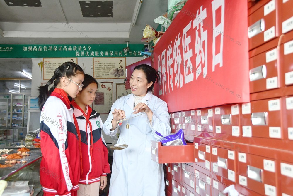   学习中医药知识  感受中国传统文化