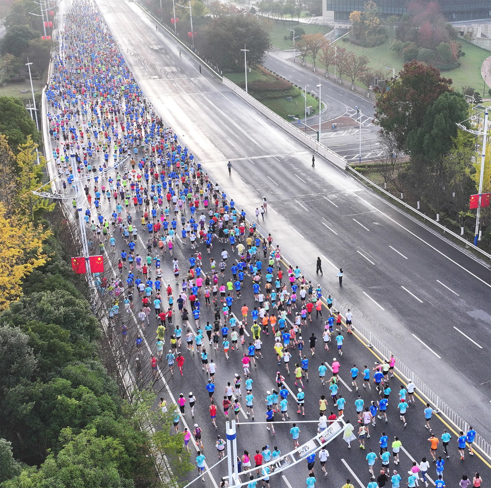 益阳囗马拉松口比赛囗举行