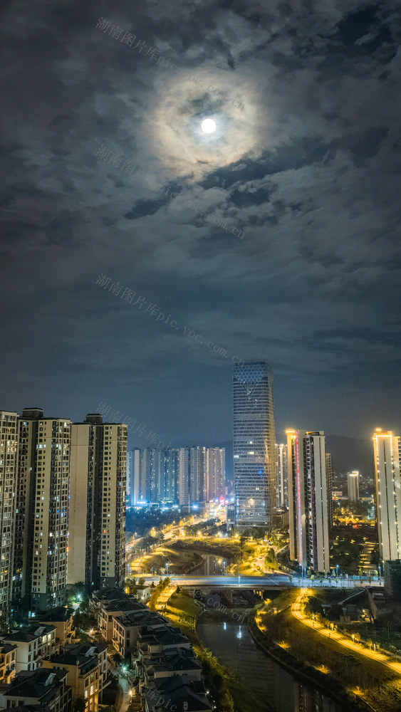 超级月亮 浏阳市